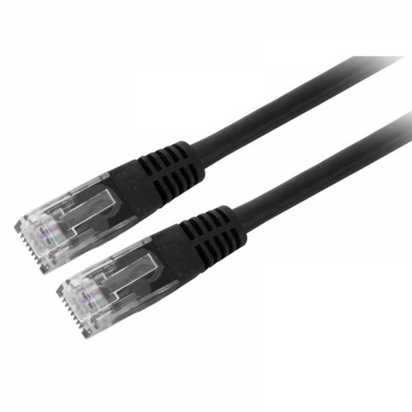 Cable de conexión Cat6 2m negro