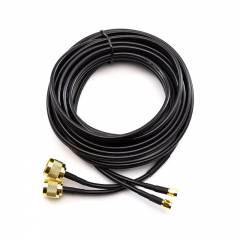 N Male / SMA Male 5m Duplex Gold Cable Coaxial