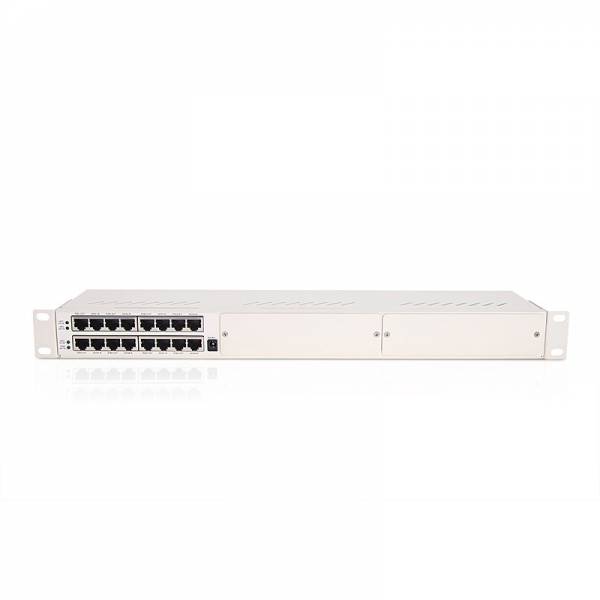 Protector contra sobretensiones 8P PoE 1U Gigabit 802.3af/at