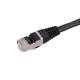 Cable de Conexión Frustrado FTP Cat5e 0.5m negro