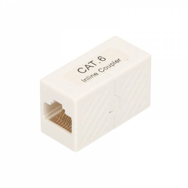 RJ45-RJ45 Acoplador Cat6 recto