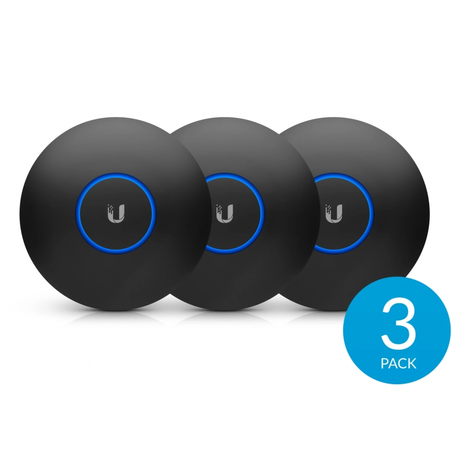 Ubiquiti Funda decorativa para U6+ y nanoHD, negro 3-pack