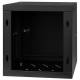 Armario en Rack 10" 6U, 300mm, Puerta Completa, Negro