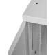 Armario en Rack 19" 6U, 450mm, Puerta Completa, Gris