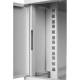 Armario en Rack 19" 4U, 450mm, Puerta de Cristal, Gris