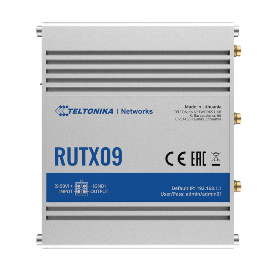 Teltonika RUTX09 Enrutador LTE Cat6