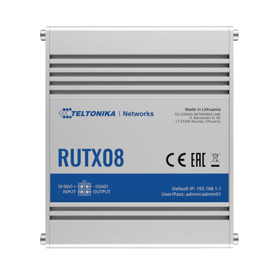 Teltonika RUTX08 Enrutador Ethernet