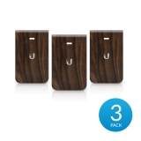 Ubiquiti Fundas para In-Wall HD, madera 3-pack