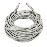 Cable de conexión Cat5e 10m gris