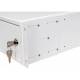 Estuche de Rack 19" 3U, 420mm, Blanco