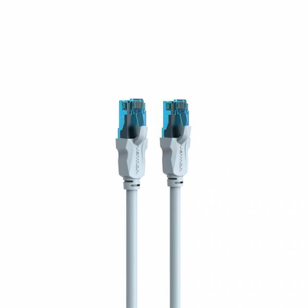 Cable de Conexión UTP Cat5e 0.75m azul hielo