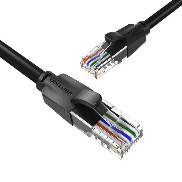 Vention Cable de conexión Cat6 0.5m negro