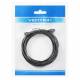 Cable de Conexión Delgado UTP Cat6A 0.5m negro