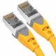 Cable de conexión SSTP Cat6A 0.5m amarillo