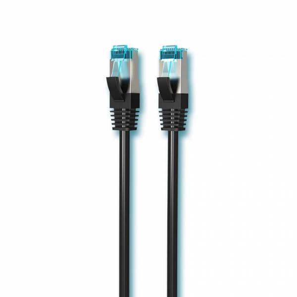 Cable de conexión FTP Cat5e 1m negro