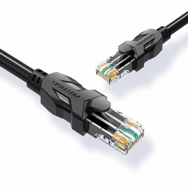 Cable de conexión UTP Cat6 2m negro