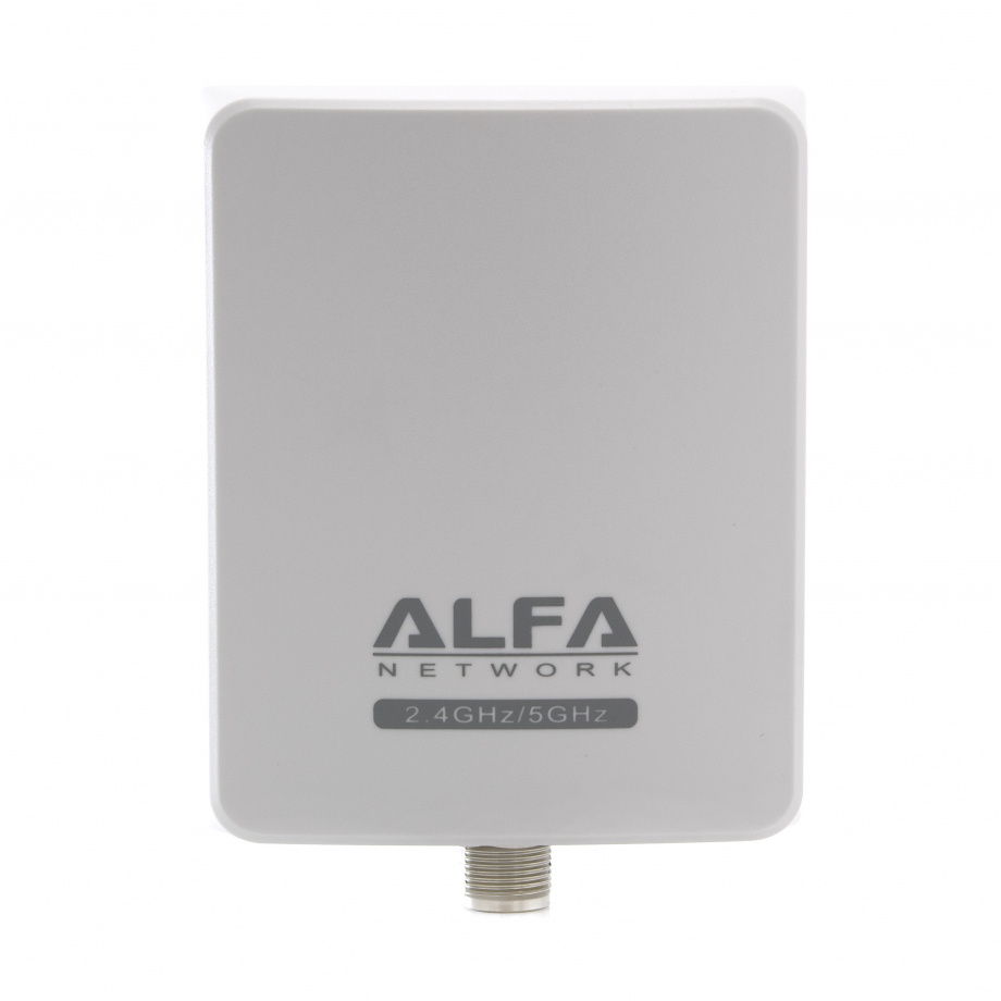 Alfa 2.4/5GHz Antena de Panel Exterior 8dBi N-Female