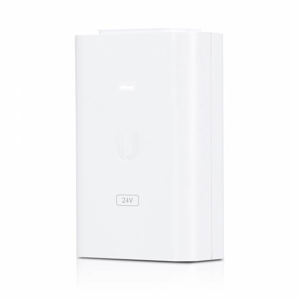 Ubiquiti Adaptador de Corriente Gigabit POE-24-24W blanco