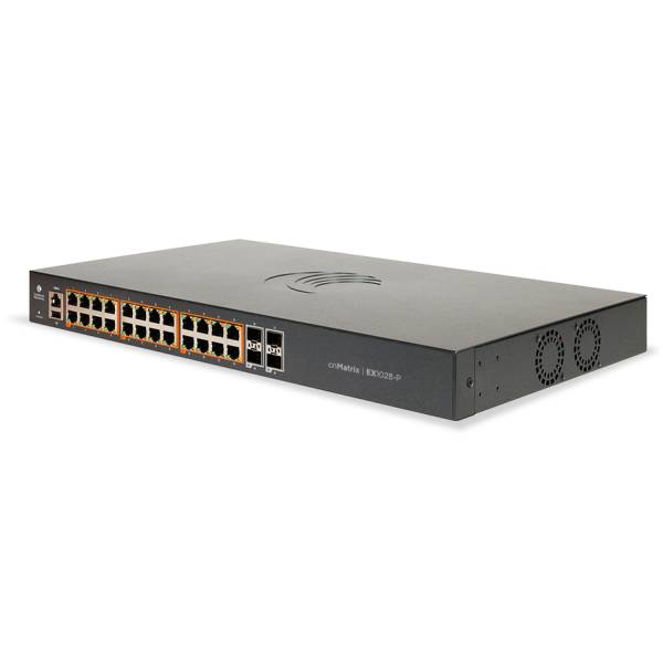 cnMatrix EX1028-P Conmutador Ethernet inteligente PoE+