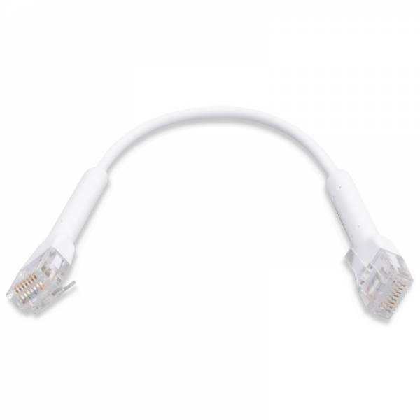 UniFi Cable de parcheo Ethernet, blanco, 0.3m