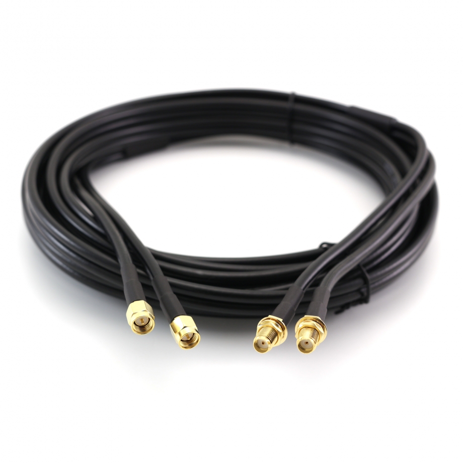 SMA Male / SMA Female 5m Duplex Cable Coaxial