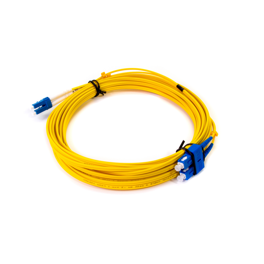 LC-SC 10m/2mm Duplex SM Patch Cord