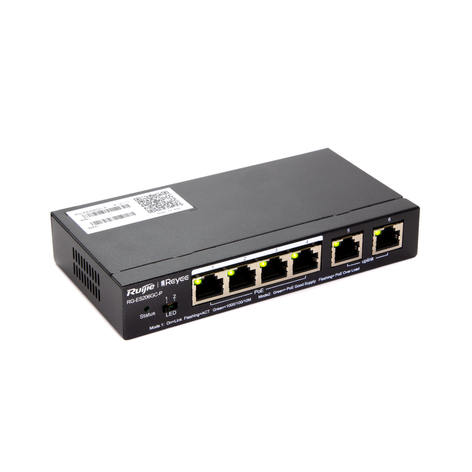 Reyee 6-Port Gigabit Managed PoE Switch