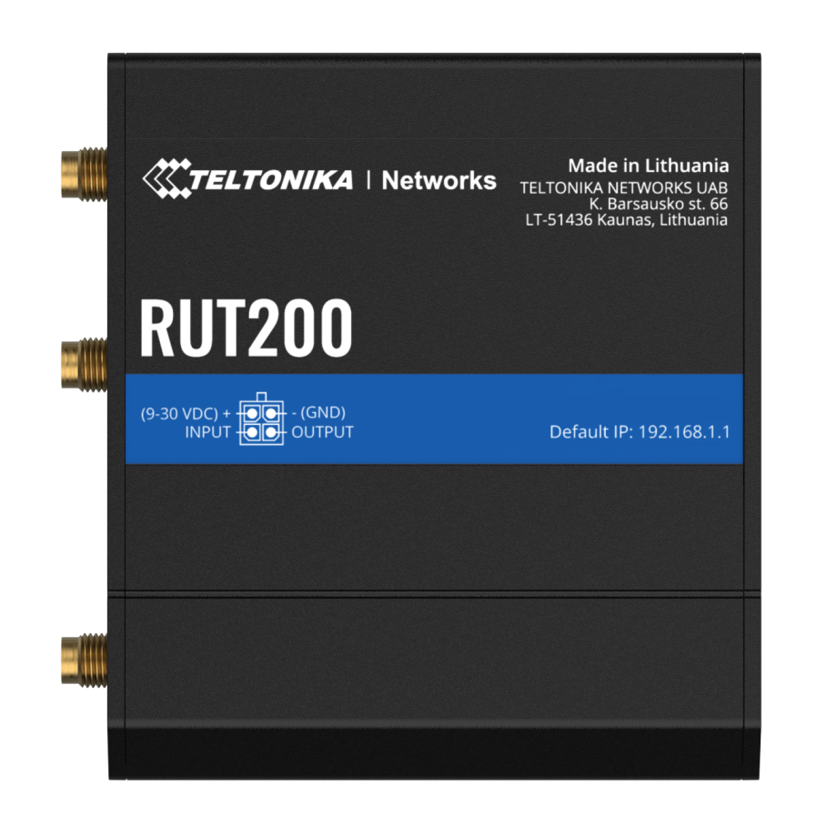 Teltonika RUT200 Enrutador LTE Cat4