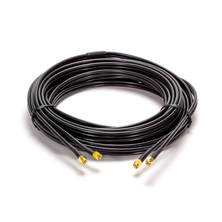 SMA Male / SMA Male 10m Duplex Cable Coaxial