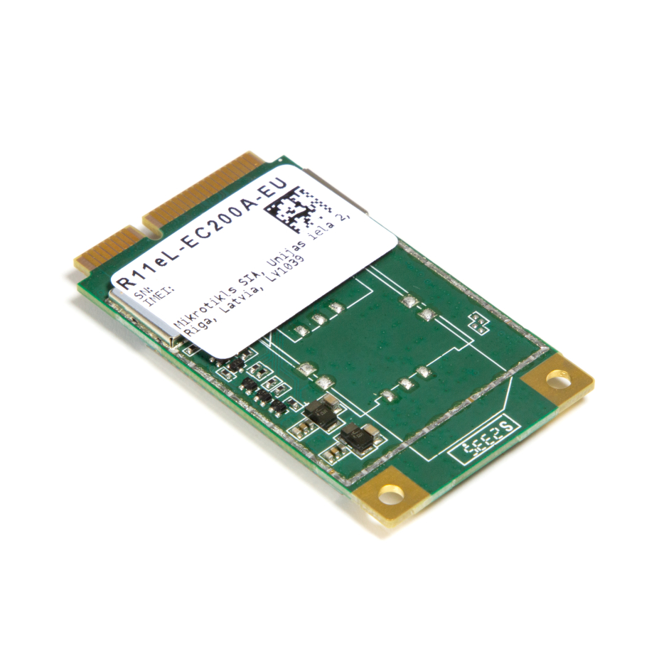 MikroTik mini-PCIe 4G LTE módulo de módem