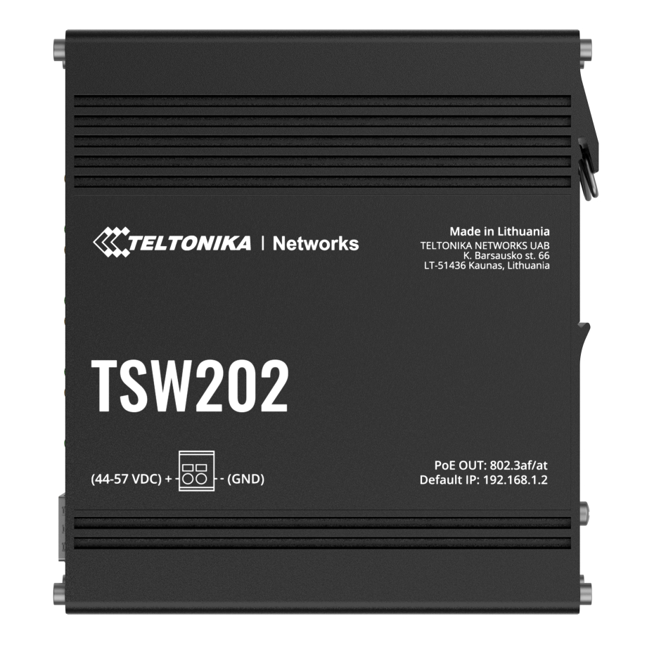 Teltonika TSW202 Conmutador PoE+