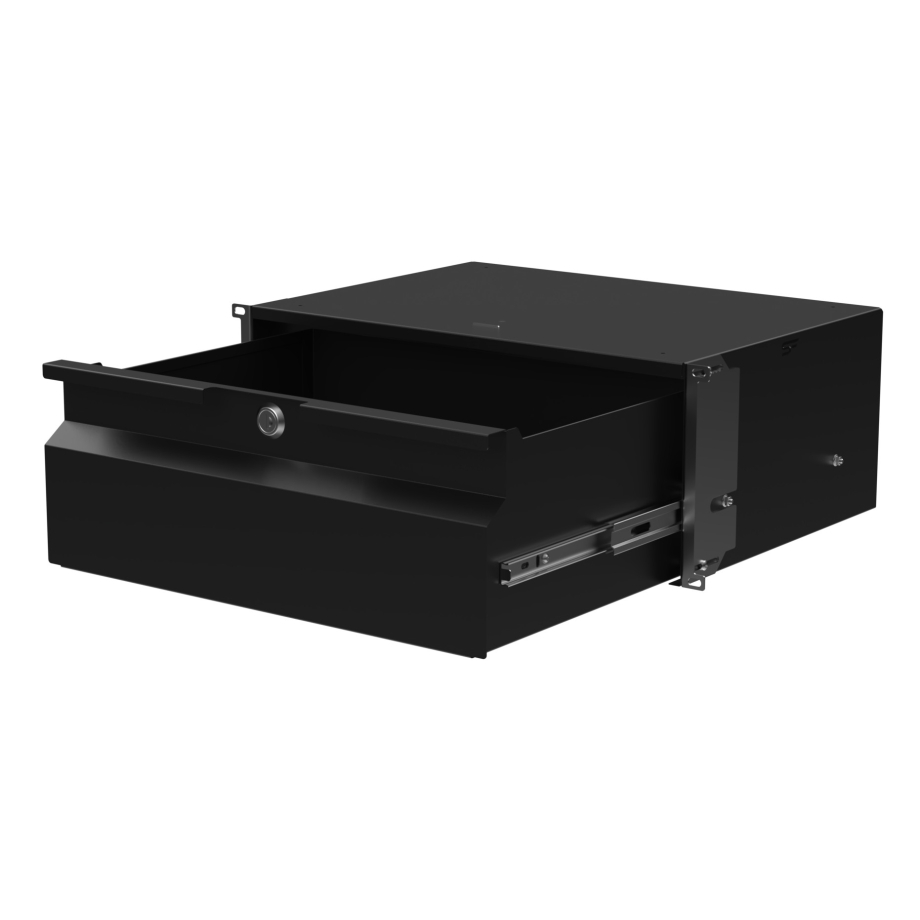 Cajón de Rack 19" 4U, 320mm, Negro