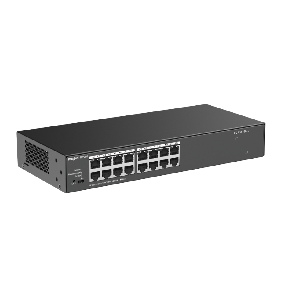 Reyee 16-Port Unmanaged Gigabit Non-PoE Switch