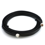 N macho a N macho 1m cable coaxial — elástico HF-400-UF (equivalente a LMR400 UF UltraFlex)