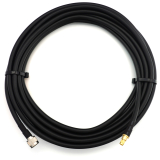 SMA macho a N macho 1m cable coaxial — elástico HF-400-UF (equivalente a LMR400 UF UltraFlex)