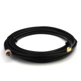 SMA macho a N macho 1m cable coaxial — elástico HF-400-UF (equivalente a LMR400 UF UltraFlex)