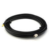 SMA Macho a N Hembra 1m cable coaxial elástico — equivalente a LMR400 UF UltraFlex