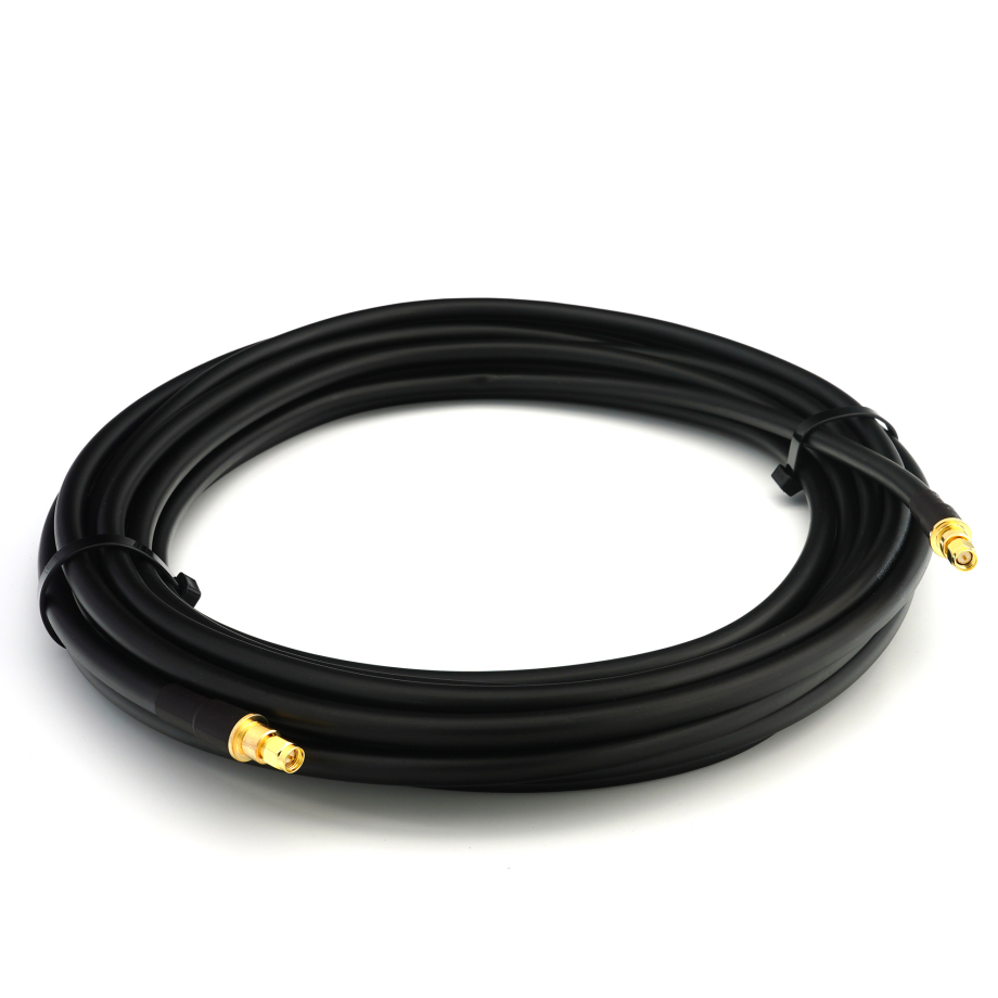 SMA Macho a SMA Macho 1m cable coaxial elástico — equivalente a LMR400 UF UltraFlex