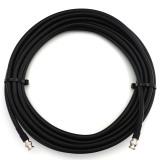 BNC Macho a BNC Macho 1m cable coaxial elástico — equivalente a LMR400 UF UltraFlex