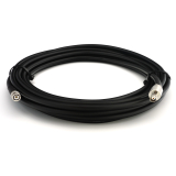 BNC Macho a BNC Hembra 1m cable coaxial elástico — equivalente a LMR400 UF UltraFlex