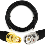 BNC Macho a SMA Macho 1m cable coaxial elástico — equivalente a LMR400 UF UltraFlex