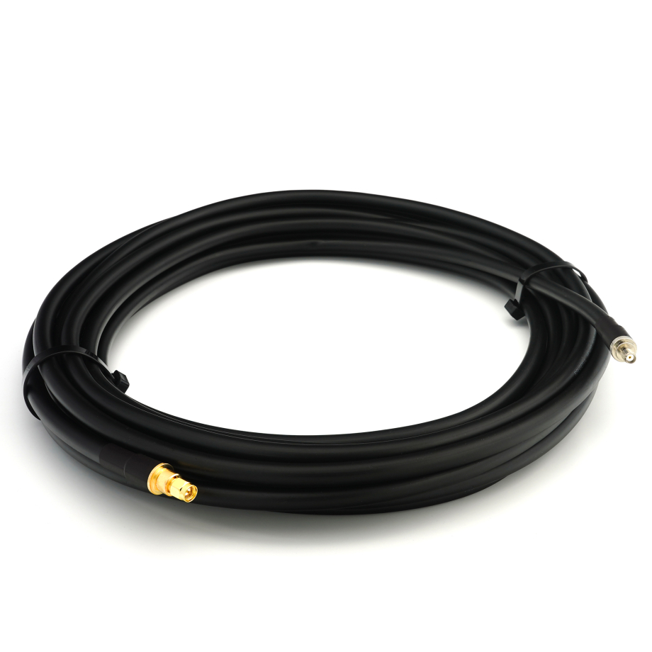 SMA Macho a SMA Hembra 3m cable coaxial elástico — equivalente a LMR400 UF UltraFlex