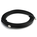 BNC Macho a BNC Macho 2m cable coaxial elástico — equivalente a LMR400 UF UltraFlex