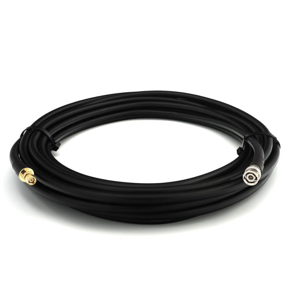 BNC Macho a SMA Macho 2m cable coaxial elástico — equivalente a LMR400 UF UltraFlex