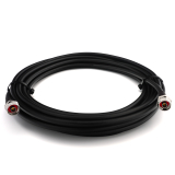 N macho a N macho Hex 1m IP67 cable coaxial — elástico HF-400-UF (equivalente a LMR400 UF UltraFlex)