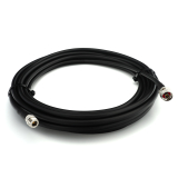 N macho a N hembra Hex 2m IP67 cable coaxial — elástico HF-400-UF (equivalente a LMR400 UF UltraFlex)