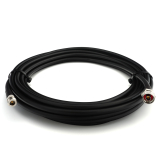 N macho a N hembra Hex 3m IP67 cable coaxial — elástico HF-400-UF (equivalente a LMR400 UF UltraFlex)