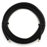 RP-SMA macho a RP-SMA hembra 2m cable coaxial — elástico HF-400-UF (equivalente a LMR400 UF UltraFlex)