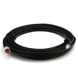 RP-SMA macho a N macho 1m cable coaxial — elástico HF-400-UF (equivalente a LMR400 UF UltraFlex)