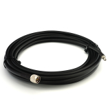 RP-SMA macho a N macho 1m cable coaxial — elástico HF-400-UF (equivalente a LMR400 UF UltraFlex)